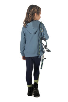 HKM hoody Diana rookblauw