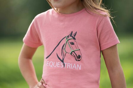 HKM t-shirt Grace lichtroze