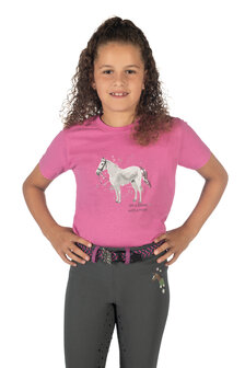 HKM t-shirt Sparkle roze