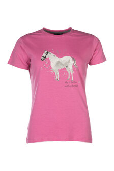 HKM t-shirt Sparkle roze