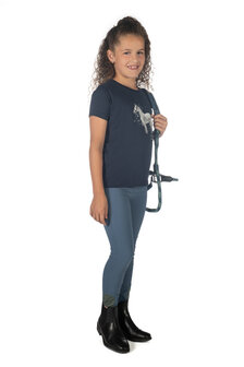 HKM t-shirt Sparkle donkerblauw