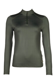HKM trainingsshirt Summer Milano II grijsgroen