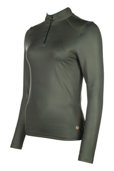 HKM trainingsshirt Summer Milano II grijsgroen