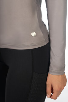 HKM trainingsshirt Summer Milano II taupe