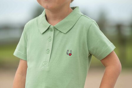 HKM polo shirt Claire jade