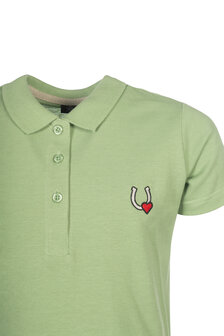 HKM polo shirt Claire jade