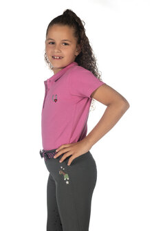 HKM polo shirt Claire roze