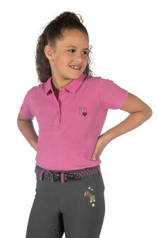 HKM polo shirt Claire roze