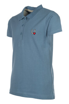HKM polo shirt Claire rookblauw