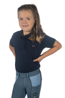 HKM polo shirt Claire donkerblauw
