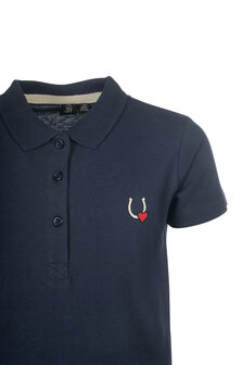 HKM polo shirt Claire donkerblauw