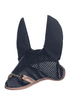 HKM oornetje Golden Bit donkerblauw