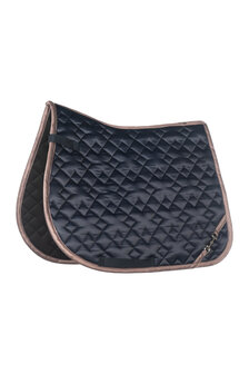 HKM zadeldek Golden Bit donkerblauw