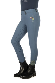 HKM rijlegging Pony Dream II siliconen zitvlak rookblauw