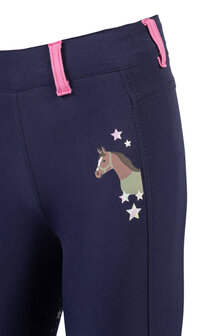 HKM rijlegging Pony Dream II siliconen zitvlak donkerblauw