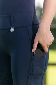 HKM rijlegging Juna siliconen zitvlak donkerblauw