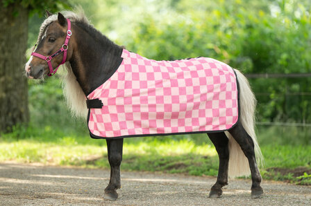 HKM cooler zweetdeken Henni voor shetty&#039;s roze/lichtroze