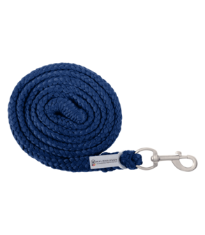 Waldhausen halstertouw Plus met karabijnhaak donkerblauw