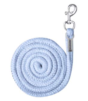 Waldhausen halstertouw Plus met karabijnhaak pastel blauw