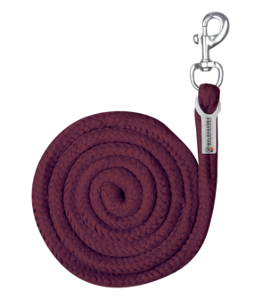 Waldhausen halstertouw Plus met karabijnhaak velvet rood