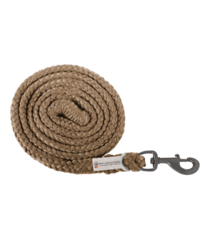 Waldhausen halstertouw Plus met donkere karabijnhaak cappuccino