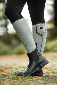 HKM verwarmde sokken Keep Warm grijs/zwart