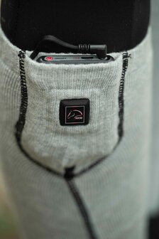 HKM verwarmde sokken Keep Warm grijs/zwart