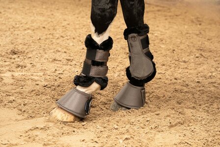 Harry&#039;s Horse beenbeschermers Flextrainer Hexagon asfalt