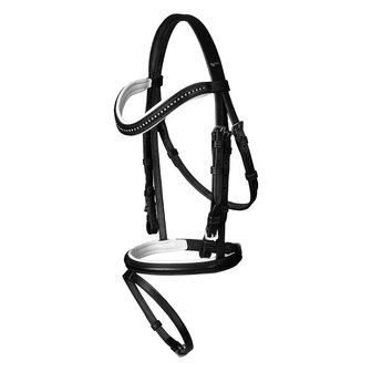 Horka hoofdstel Jolly zwart/wit