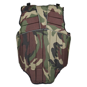 Horka bodyprotector Flexplus adult camouflage groen