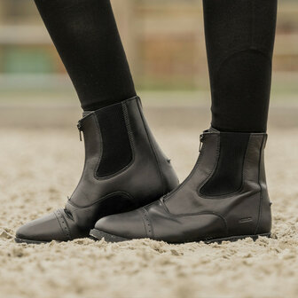Horka leren jodphurs Natural