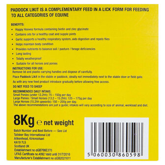 Likit paddock liksteen 8kg