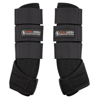 BR beenbeschermers Pro Mesh Flex zwart
