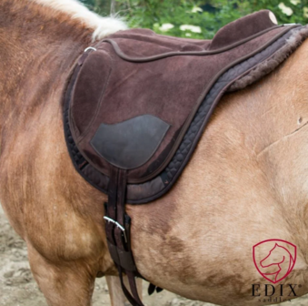 Edix barebackpad Amazone bruin