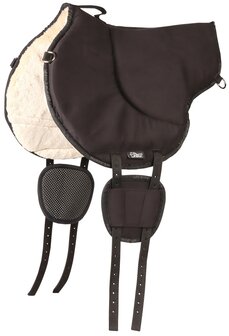 Harry&#039;s Horse bareback pad Faux Fur zwart