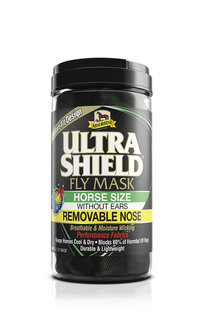 Absorbine UltraShield vliegenmasker zonder oren met neus UV werend