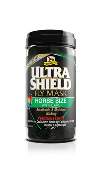 Absorbine UltraShield vliegenmasker met oren UV werend