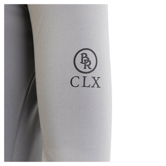 BR CLX long-sleeve zip-up trainingsshirt chiseled stone