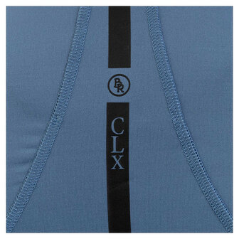 BR CLX long-sleeve zip-up trainingsshirt moonlight blue