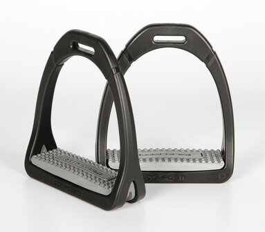 Compositi Premium stijgbeugels lichtgrijs