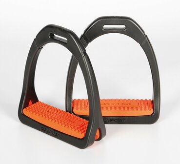 Compositi Premium stijgbeugels oranje
