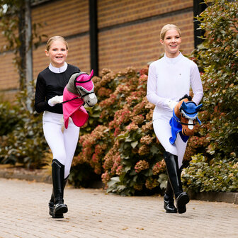 QHP Hobby Horse oornetje kobaltblauw