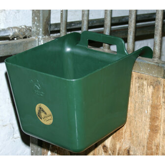 Vplast voerbak met ophang en handgreep 11 liter