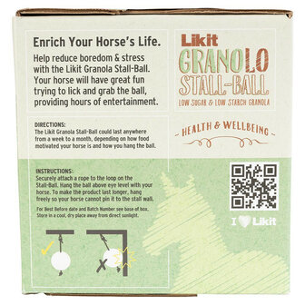 Likit GranoLo stalbal 1,6 kg laag in suikers