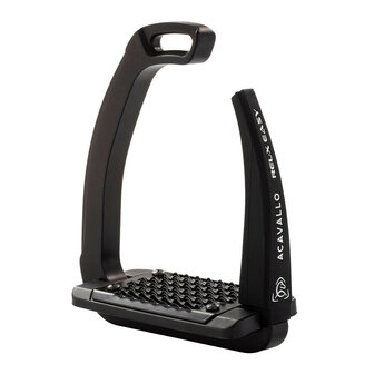 Acavallo stijgbeugels REL-X Easy zwart/uni