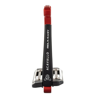Acavallo stijgbeugels REL-X Easy rood/zwart