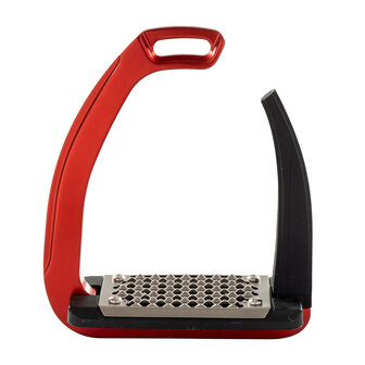 Acavallo stijgbeugels REL-X Easy rood/zwart