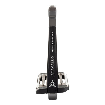 Acavallo stijgbeugels REL-X Easy titanium/zwart