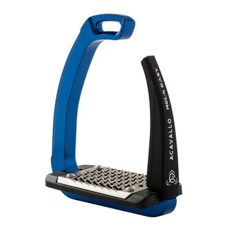 Acavallo stijgbeugels REL-X Easy blauw/zwart