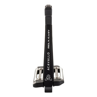 Acavallo stijgbeugels REL-X Easy charcoal/zwart